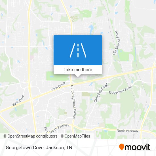 Mapa de Georgetown Cove