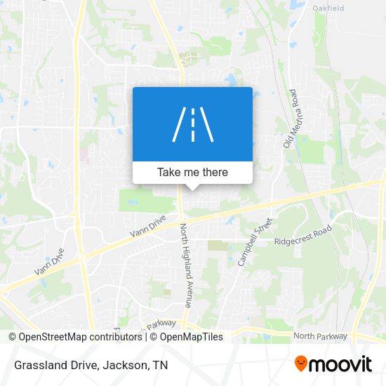 Grassland Drive map