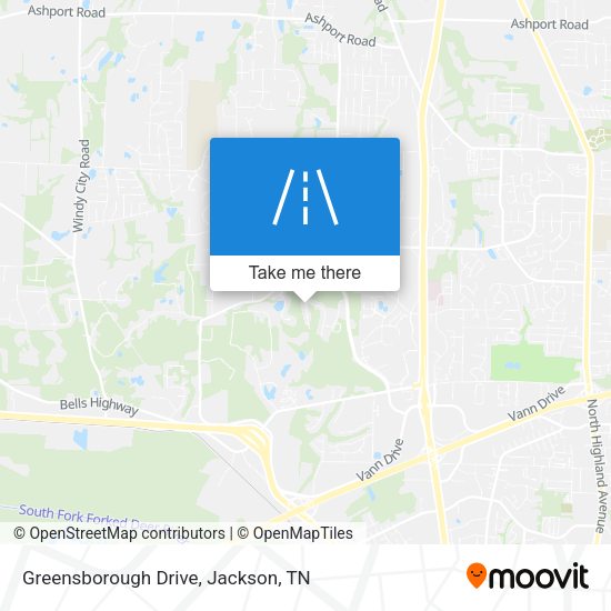 Greensborough Drive map