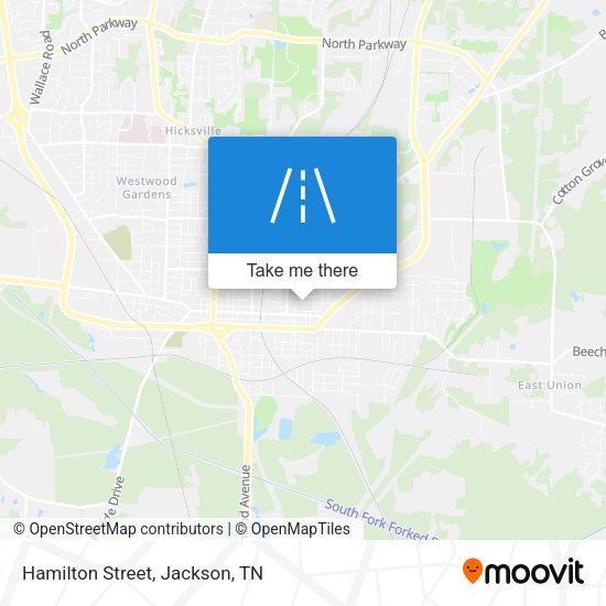Mapa de Hamilton Street