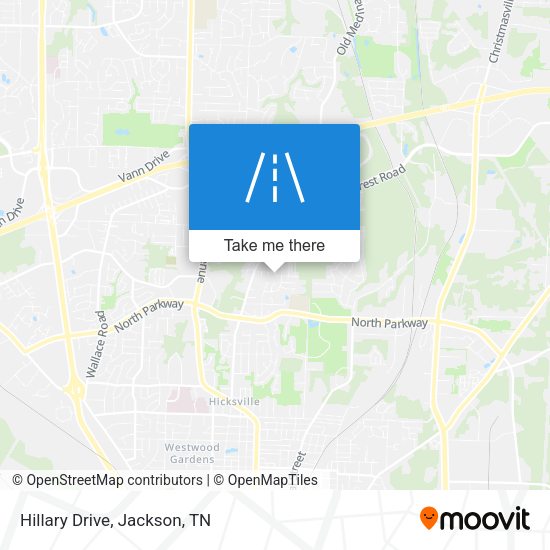 Hillary Drive map