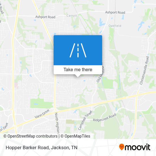 Hopper Barker Road map