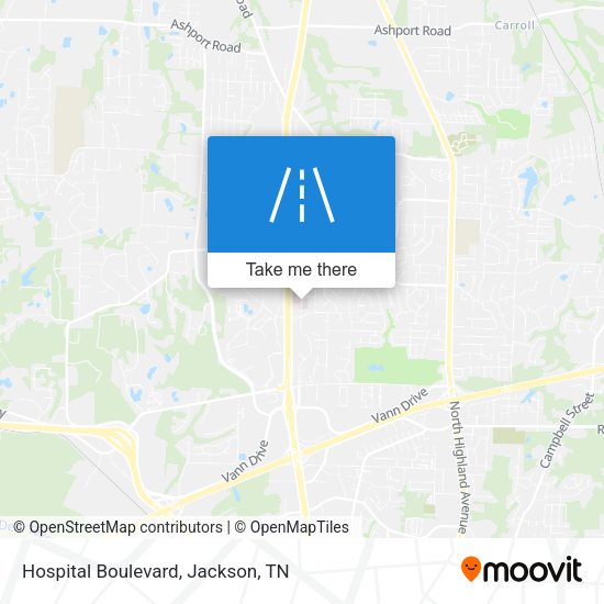 Mapa de Hospital Boulevard