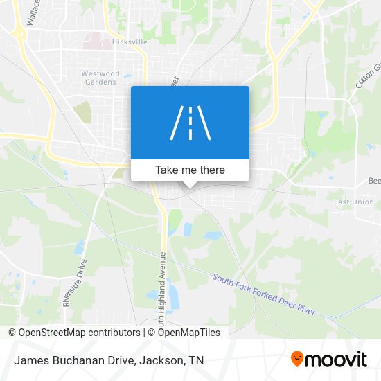 James Buchanan Drive map