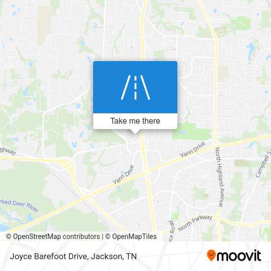 Joyce Barefoot Drive map