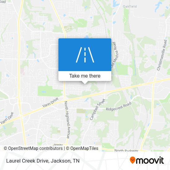 Mapa de Laurel Creek Drive