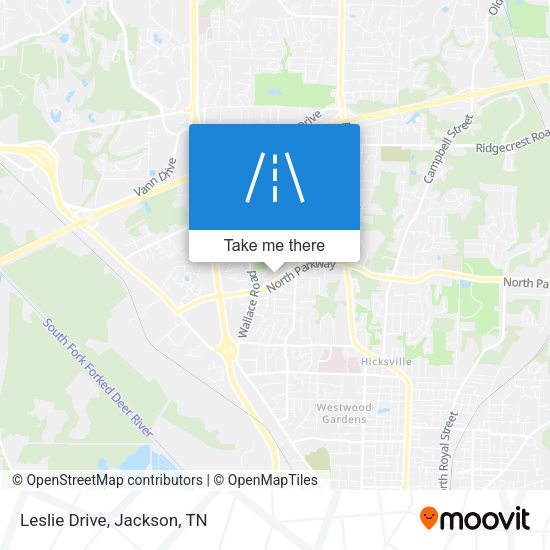 Mapa de Leslie Drive