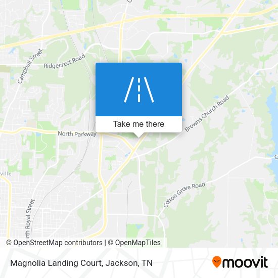 Magnolia Landing Court map