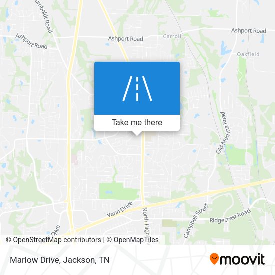 Mapa de Marlow Drive