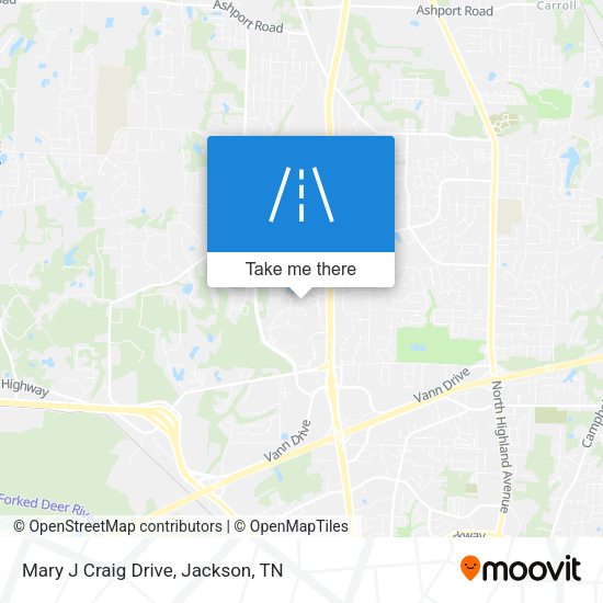 Mary J Craig Drive map