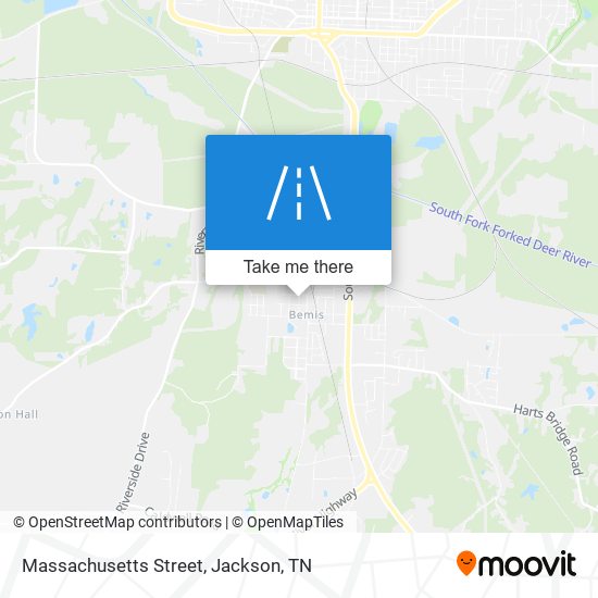 Mapa de Massachusetts Street