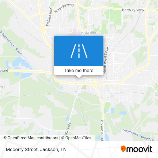 Mapa de Mccorry Street