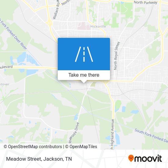 Mapa de Meadow Street