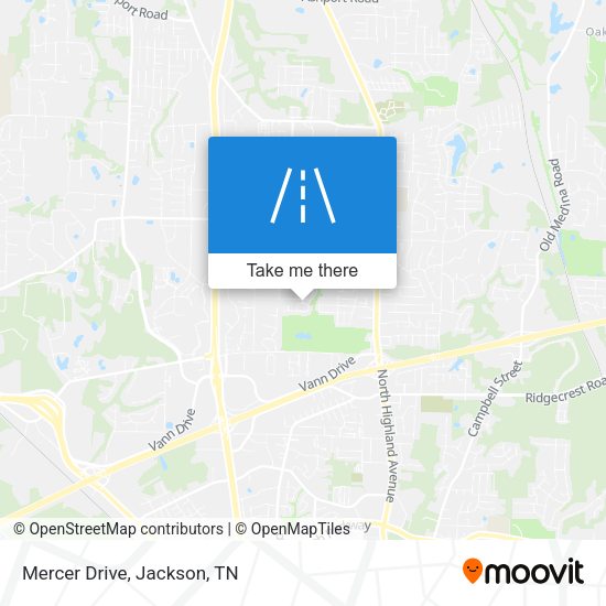 Mapa de Mercer Drive