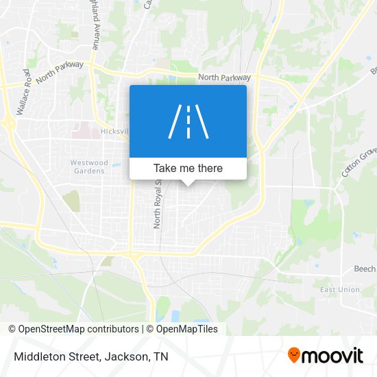 Mapa de Middleton Street