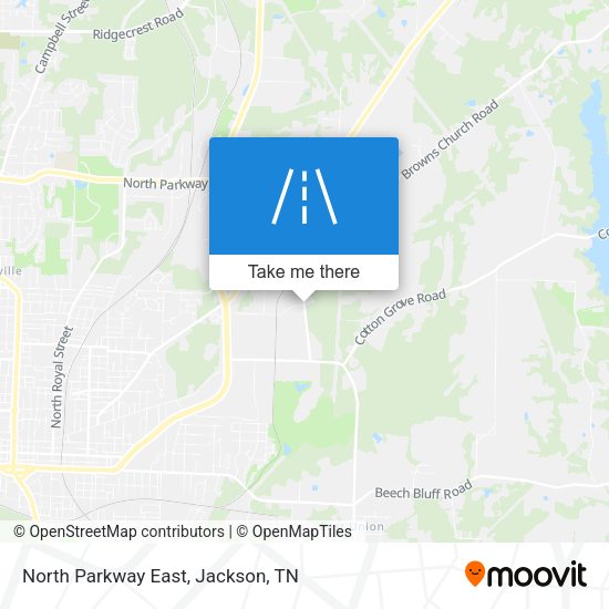 North Parkway East map