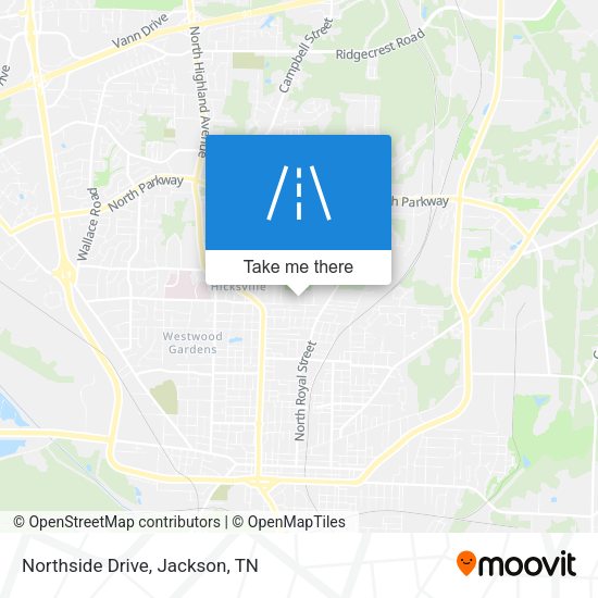 Mapa de Northside Drive