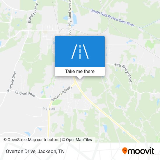 Overton Drive map