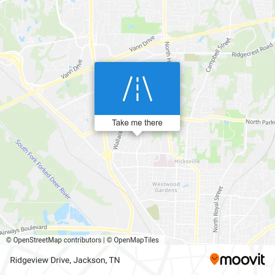 Ridgeview Drive map