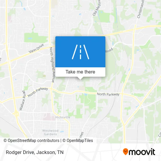 Rodger Drive map