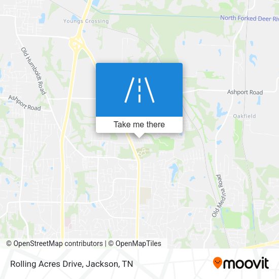 Rolling Acres Drive map
