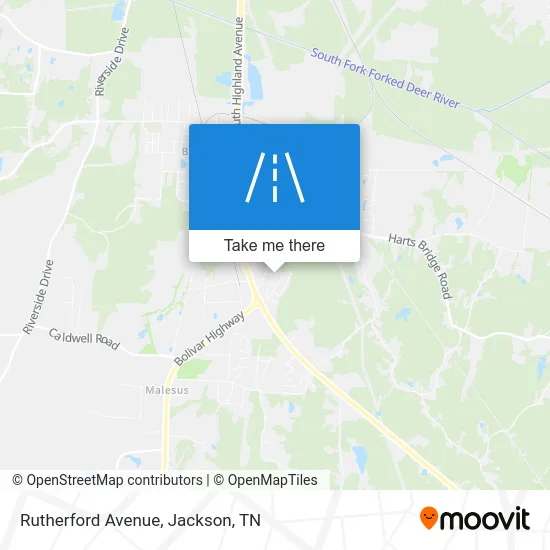 Rutherford Avenue map