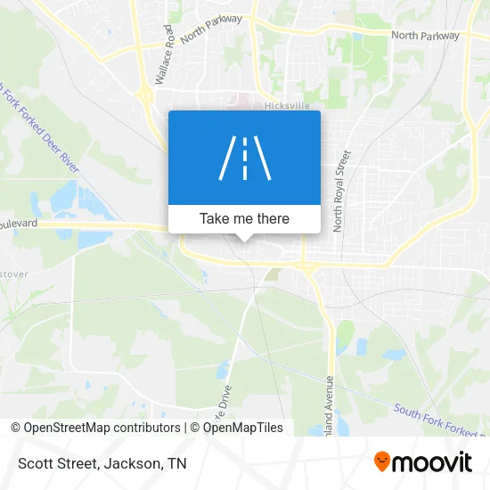 Scott Street map