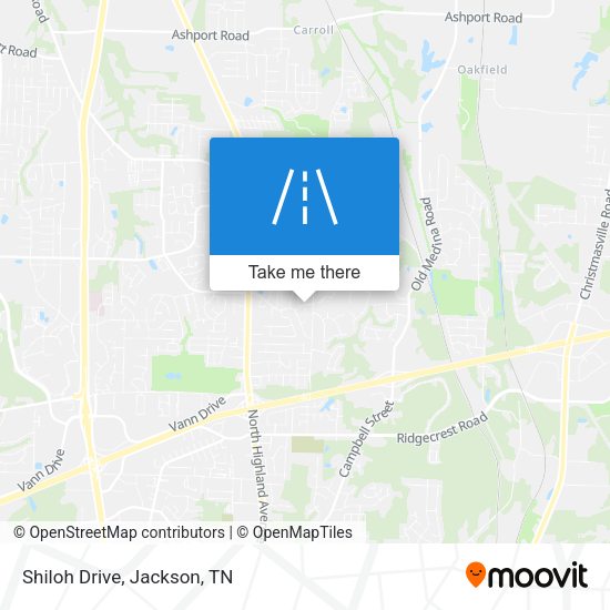 Mapa de Shiloh Drive