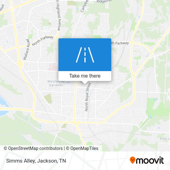Mapa de Simms Alley