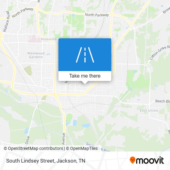 South Lindsey Street map