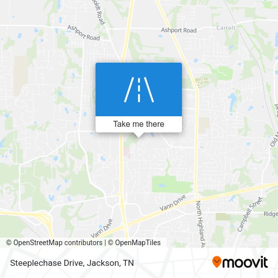 Steeplechase Drive map