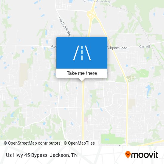 Mapa de Us Hwy 45 Bypass
