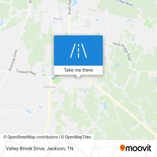 Valley Brook Drive map