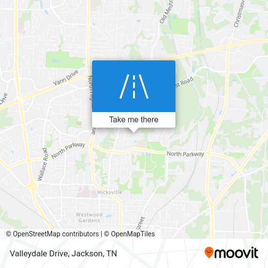Mapa de Valleydale Drive