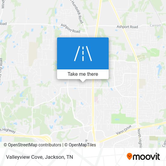Mapa de Valleyview Cove