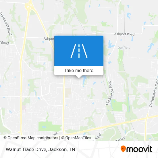 Walnut Trace Drive map