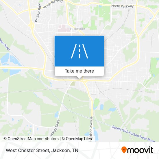 Mapa de West Chester Street