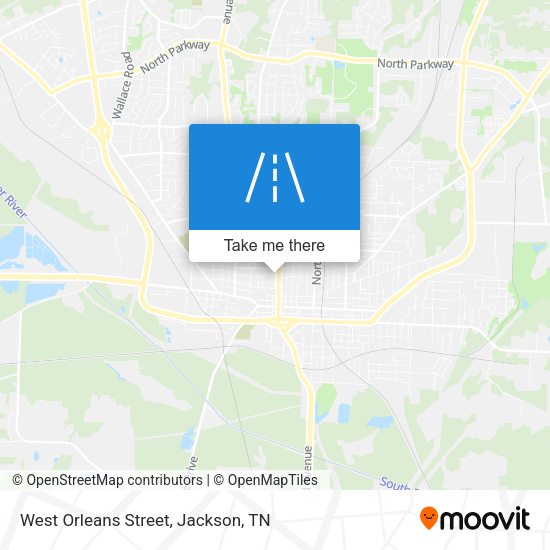 West Orleans Street map