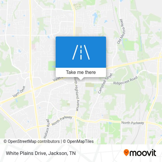 White Plains Drive map