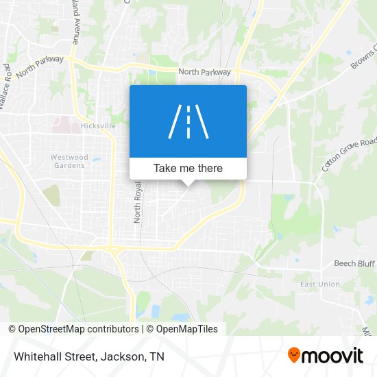 Mapa de Whitehall Street