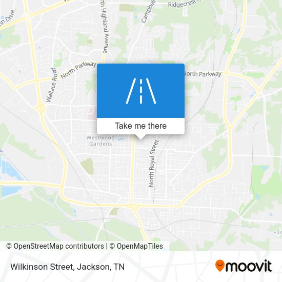 Mapa de Wilkinson Street