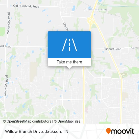 Mapa de Willow Branch Drive