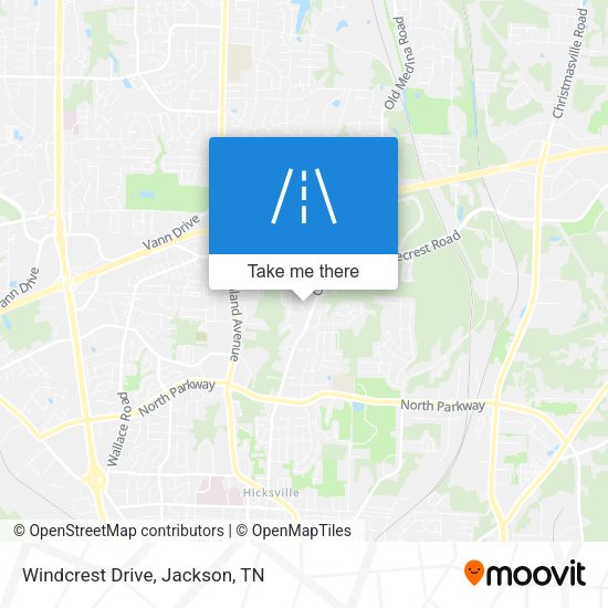 Mapa de Windcrest Drive