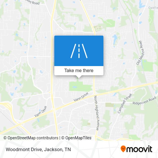 Woodmont Drive map