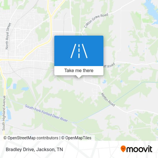 Bradley Drive map