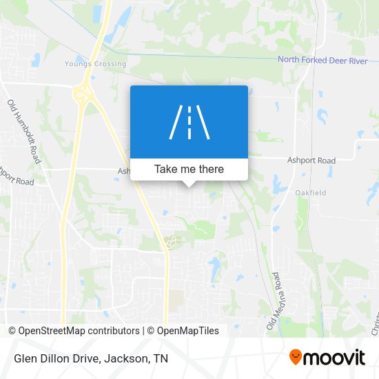 Glen Dillon Drive map