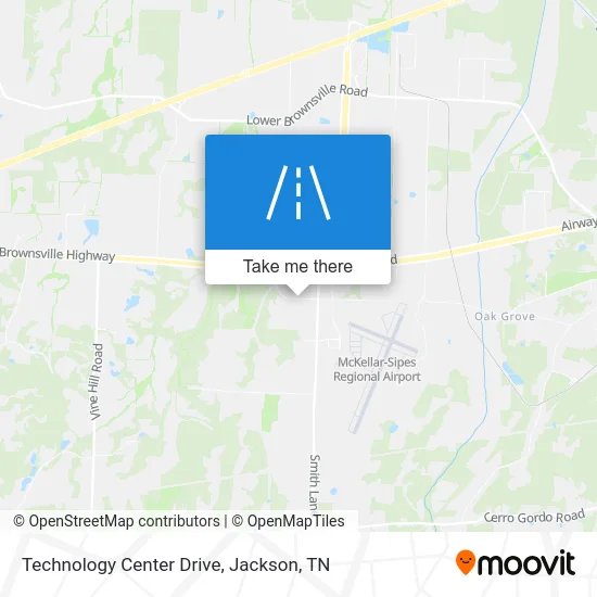 Technology Center Drive map