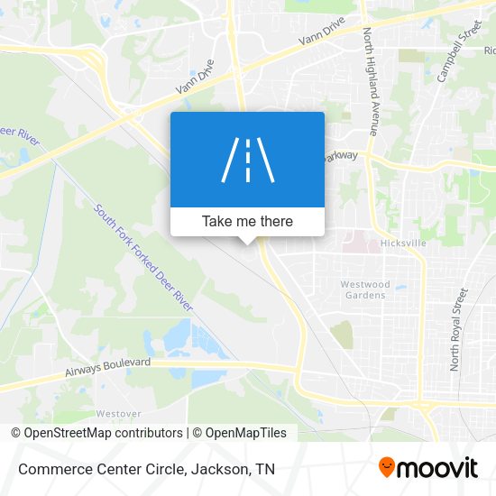 Commerce Center Circle map