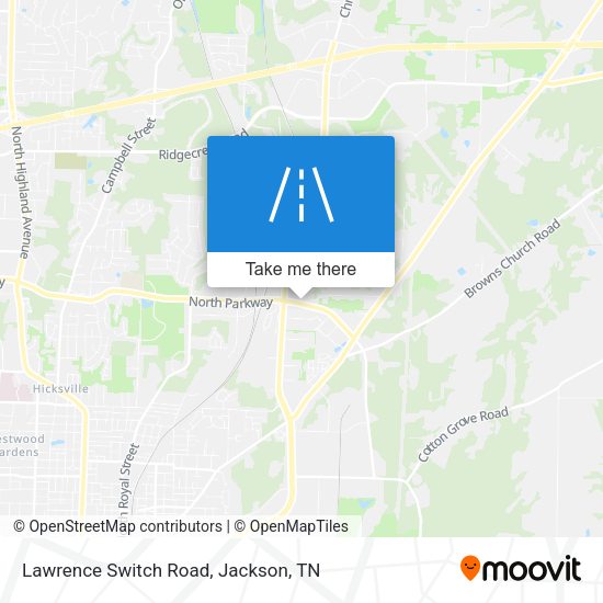 Mapa de Lawrence Switch Road