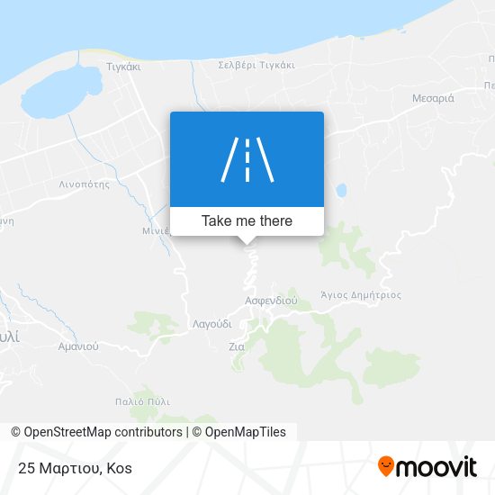 25 Μαρτιου map